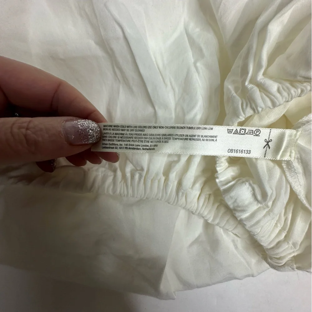 FLASH TODAY Last Chance NWT Free People Akino Tank Midi Parachute Dress white xs - Picture 11 of 11